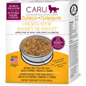 Caru Real Chicken Stew Grain-Free Wet Dog Food, 12.5-oz, case of 12