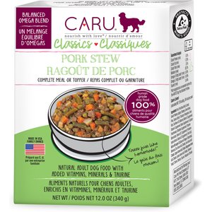 Caru Real Pork Stew Grain-Free Wet Dog Food, 12.5-oz, case of 12