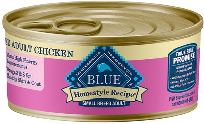 2. Blue Buffalo Homestyle Recipe Small Breed Canned Dog Food