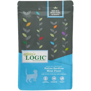 Nature's Logic Feline Sardine Meal Feast All Life Stages Dry Cat Food, 7.7-lb bag