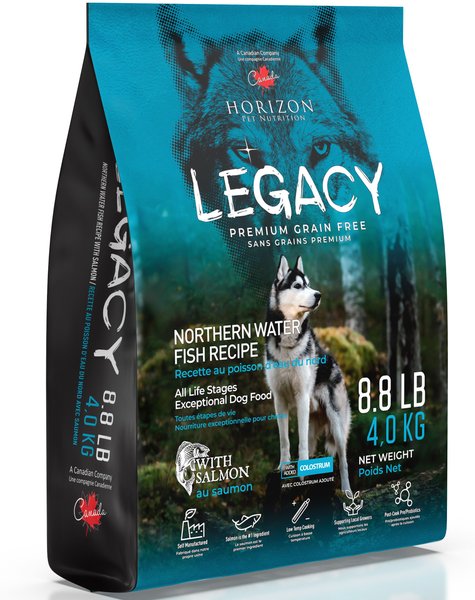 Horizon Legacy All Life Stages Grain-Free Salmon Dry Dog Food, 8.8-lb bag slide 1 of 7