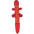 Outward Hound Fire Biterz Lizard Squeaky Dog Toy, Red, 3 squeak