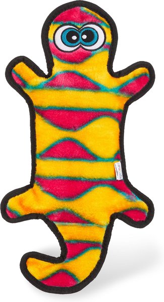 Outward Hound Invincibles Geckos Squeaky Stuffing-Free Plush Dog Toy, 4-Squeakers slide 1 of 8