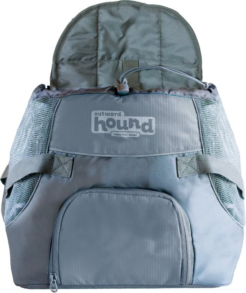 Outward Hound PoochPouch Dog Front Carrier, Gray, Small slide 1 of 11