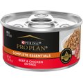 Purina Pro Plan Beef & Chicken Entree in Gravy Canned Cat Food, 3-oz, case of 24