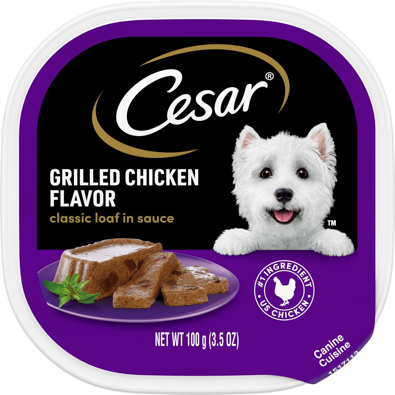 Cesar Tray Dog Food Grilled Chicken