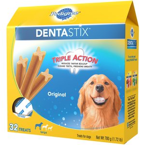 Pedigree Dentastix Large Original Dog Treats, 32 count