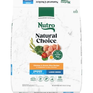 Nutro Natural Choice Large Breed Puppy Chicken & Brown Rice Recipe Dry Dog Food, 30-lb bag