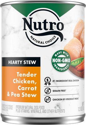 Nutro Hearty Stew Tender Chicken, Carrot & Pea Stew Grain-Free Canned Dog Food, slide 1 of 1