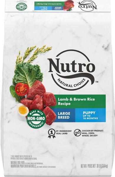 Nutro Natural Choice Large Breed Puppy Lamb & Brown Rice Recipe Dry Dog Food, 30-lb bag slide 1 of 10