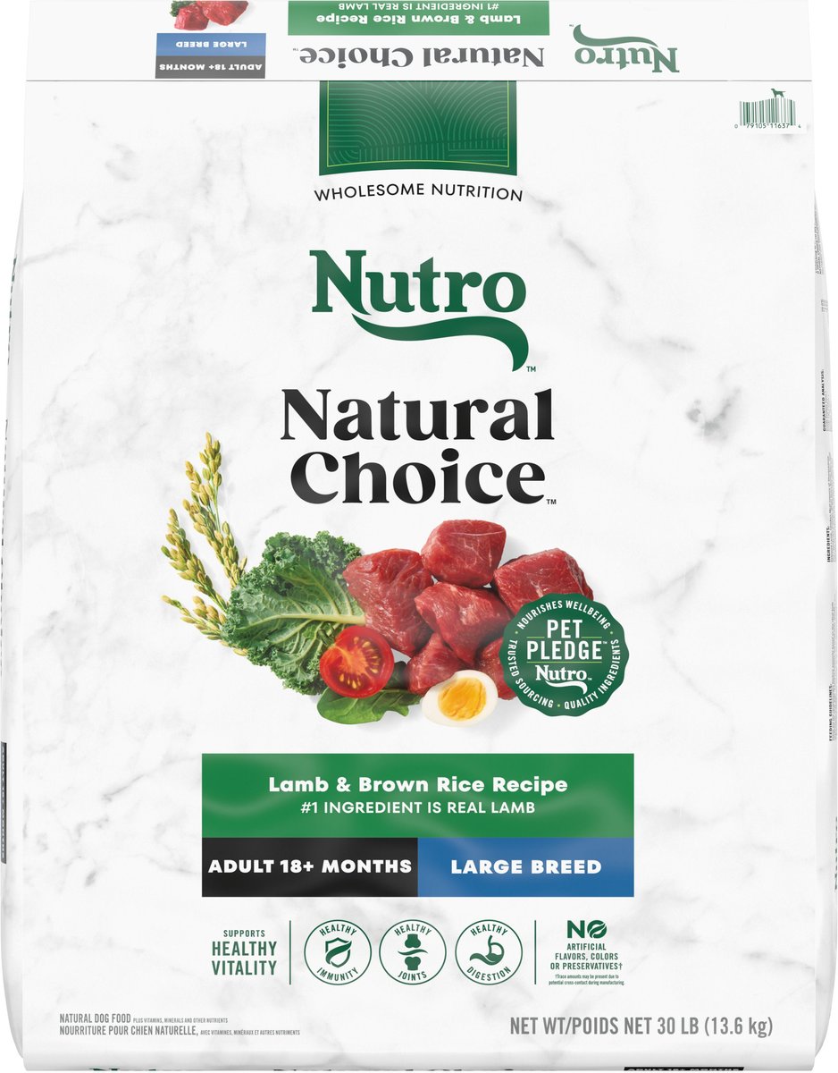 Nutro Natural Choice Large Breed Adult Lamb & Brown Rice Recipe Dry Dog Food