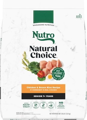 Nutro Natural Choice Senior Chicken & Brown Rice Recipe Dry Dog Food, slide 1 of 1