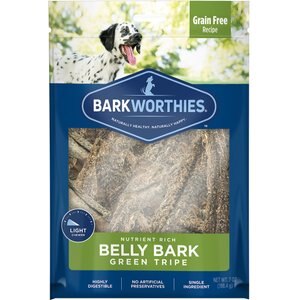 Barkworthies Green Tripe Sticks Dog Treats, 7-oz bag