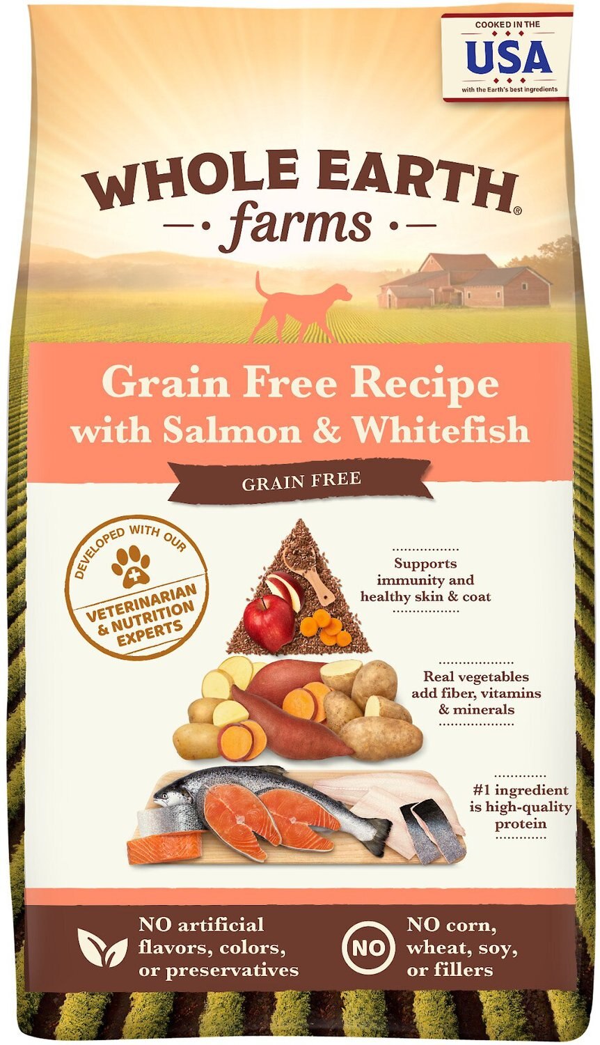 Dry Dog Food Salmon \u0026 Whitefish Recipe 