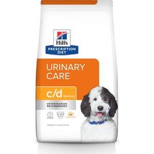 Hill's Prescription Diet c/d Multicare Urinary Care Chicken Flavor Dry Dog Food, 17.6-lb bag