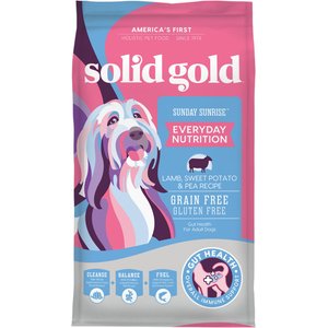 Solid Gold Sunday Sunrise Grain-Free Lamb, Sweet Potato & Pea Dry Dog Food, 4-lb bag