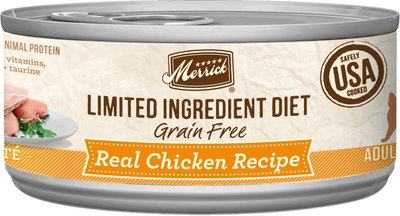 Merrick Limited Ingredient Diet Grain-Free Real Chicken Pate Recipe Canned Cat Food, slide 1 of 1