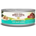 Whole Earth Farms Grain-Free Real Duck Pate Recipe Canned Cat Food, 5-oz, case of 24