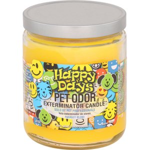 Pet Odor Exterminator Happy Days Deodorizing Candle, 13-oz jar