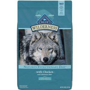 Blue Buffalo Wilderness Healthy Weight Chicken Recipe Adult Large Breed Grain-Free Dry Dog Food, 24-lb bag