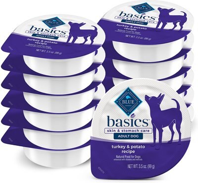 Blue Buffalo Basics Limited Ingredient Grain-Free Turkey & Potato Small Breed Adult Wet Dog Food, slide 1 of 1
