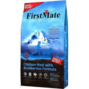 FirstMate Small Bites Limited Ingredient Diet Grain-Free Chicken Meal with Blueberries Formula Dry Dog Food, 14.5-lb bag