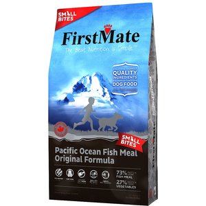 FirstMate Small Bites Limited Ingredient Diet Grain-Free Pacific Ocean Fish Meal Original Formula Dry Dog Food, 14.5-lb bag