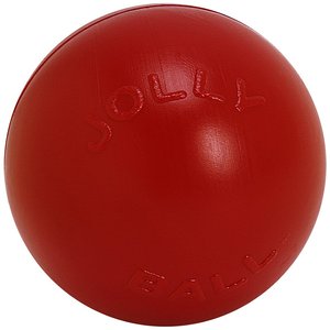 Jolly Pets 14" Push-n-Play Dog Toy, Red