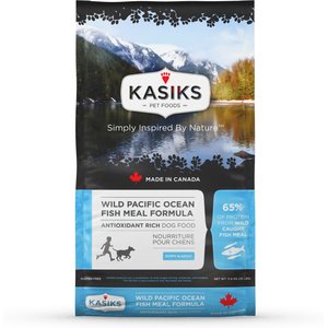 KASIKS Grain-Free Wild Pacific Ocean Meal Formula Dry Dog Food, 25-lb bag