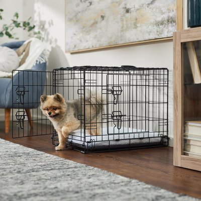 Frisco Fold & Carry Double Door Collapsible Wire Dog Crate, slide 1 of 1