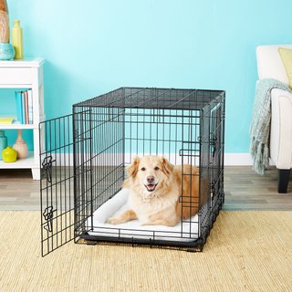 frisco fold & carry double door dog crate