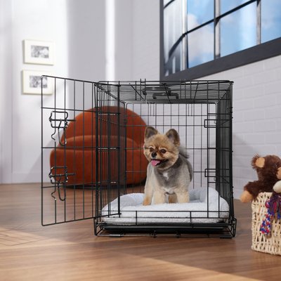 Frisco Fold & Carry Single Door Collapsible Wire Dog Crate, slide 1 of 1