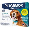 PetArmor Plus Flea & Tick Spot Treatment for Dogs, 23-44 lbs, 3 Doses (3-mos. supply)
