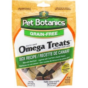 Pet Botanics Healthy Omega Duck Flavor Grain-Free Dog Treats, 5-oz bag