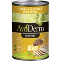 AvoDerm Natural Grain-Free Turkey & Vegetable Stew Recipe Adult & Puppy Canned Dog Food, 12.5-oz, case of 12