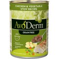 AvoDerm Natural Grain-Free Chicken & Vegetable Stew Recipe Adult & Puppy Canned Dog Food, 12.5-oz, case of 12