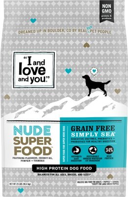 I and Love and You Nude Food Grain-Free Simply Sea Dry Dog Food, slide 1 of 1