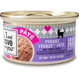 I and Love and You Purrky Turkey Pate Grain-Free Canned Cat Food, 3-oz, case of 24