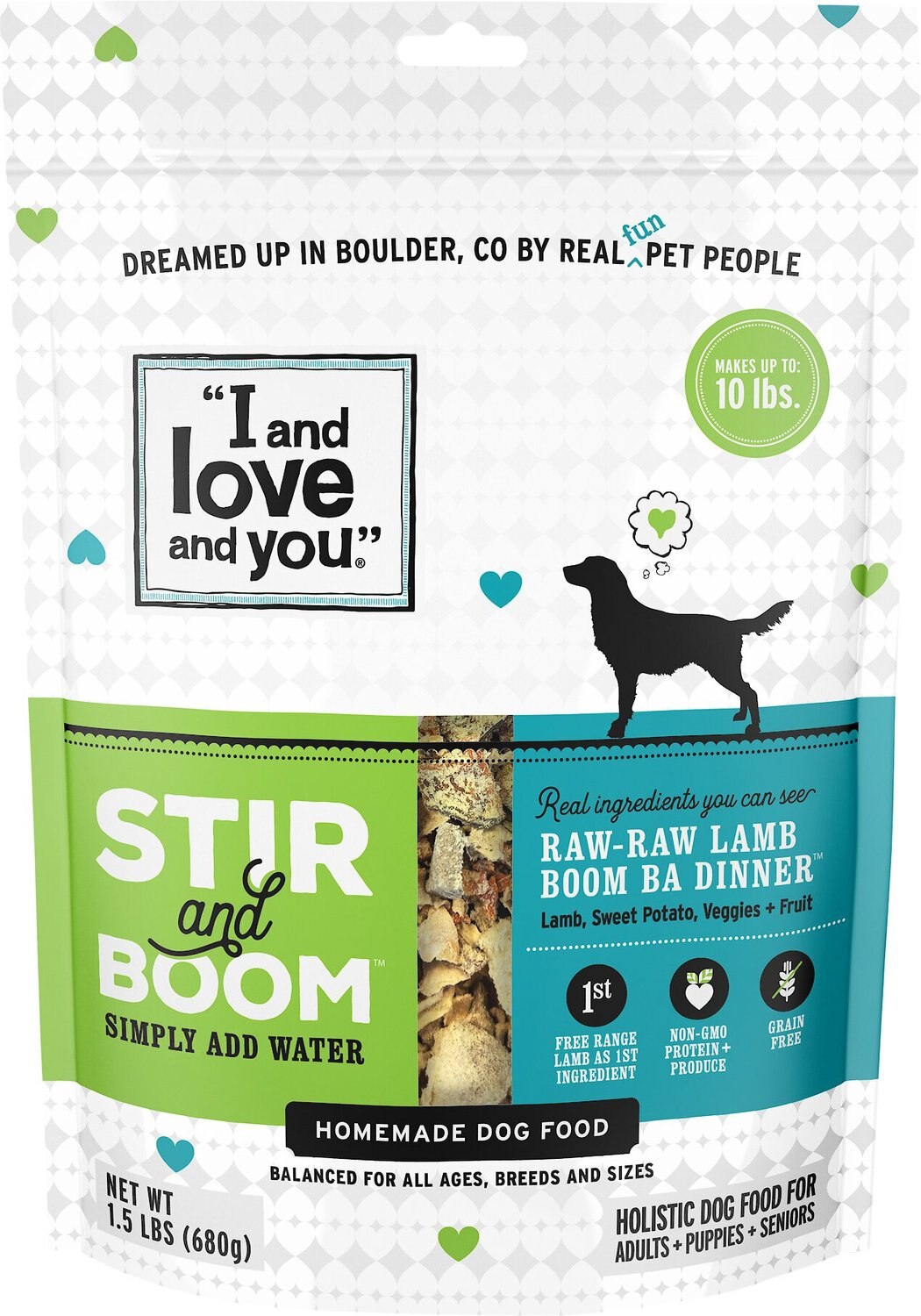 i and love and you raw dog food