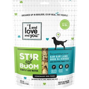 I and Love and You Stir and Boom Raw Raw Lamb Boom Ba Dinner Grain-Free Dehydrated Dog Food, 5.5-lb bag