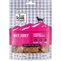 I and Love and You Nice Jerky Bites Venison & Lamb Grain-Free Dog Treats, 4-oz bag