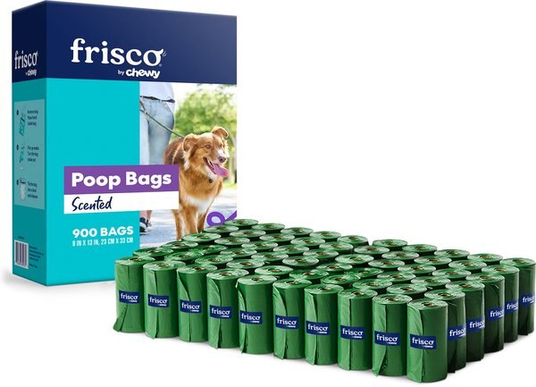 Frisco Refill Dog Poop Bags + 2 Dispensers, Scented, 900 count slide 1 of 8