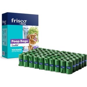 Frisco Refill Dog Poop Bags + 2 Dispensers, Scented, 900 count