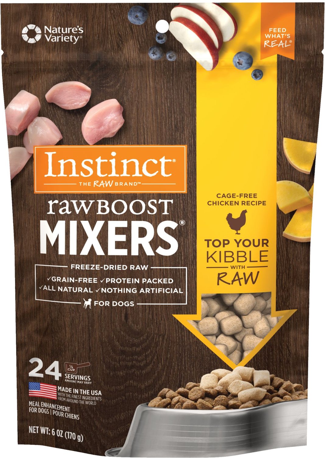 INSTINCT Raw Boost Mixers Chicken 