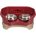 Neater Pets Neater Feeder Elevated Cat Bowls, Cranberry