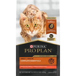 Purina Pro Plan Salmon & Egg Formula Grain-Free Dry Cat Food, 3.2-lb bag