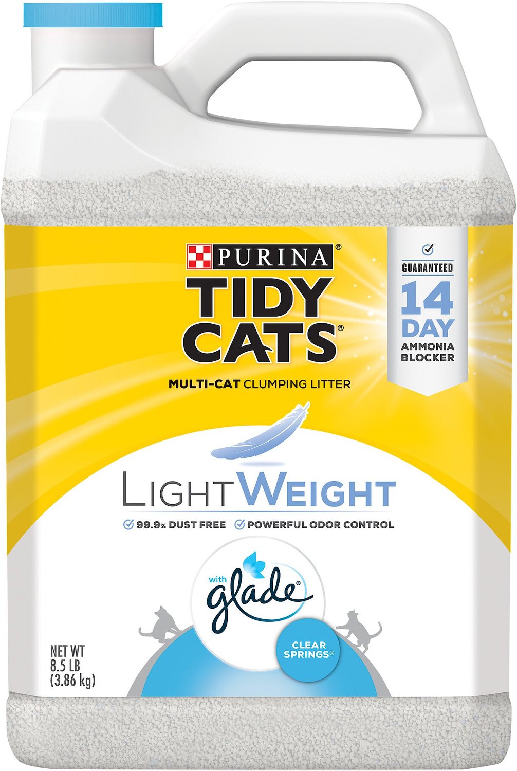 Tidy Cats LightWeight Glade Tough Odor Solutions Clear Springs Scent