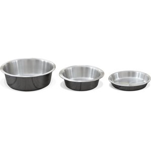 PetFusion Premium Brushed Stainless Steel Cat Bowl, 1.5-cup