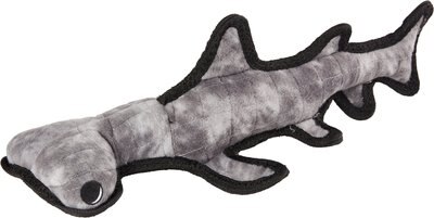 Tuffy's Ocean Creatures Hammerhead Squeaky Plush Dog Toy, slide 1 of 1