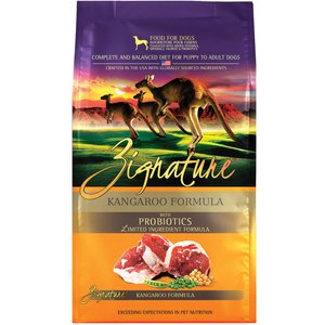 Zignature Kangaroo Limited Ingredient Formula Grain-Free Dry Dog Food, 12.5-lb bag